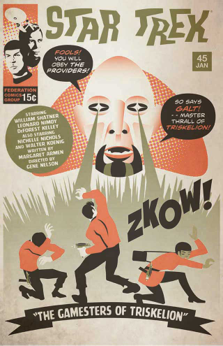 Illustration for article titled New art book collects faux-retro posters for all 80 original Star Trek episodesÂ
